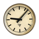 Brown Industrial Wall Clock From Pragotron, 1960s