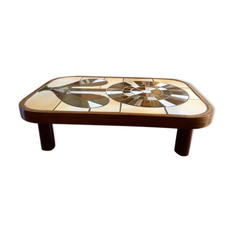 Coffee table by Roger Capron model Shogun