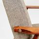 Scandinavian Lounge Chair Grey Soft Upholstery| Refurbished Vintage Ar