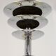 Bauhaus chrome & wood chandelier, 1940