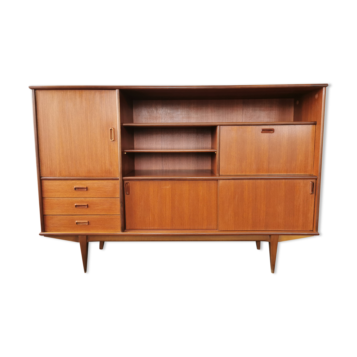 Scandinavian teak bookcase