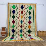 Handmade Moroccan Berber rug 254 X 152 CM