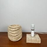 Limestone table lamp, 1960-70