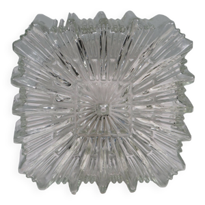 Plafonnier carré brutaliste,