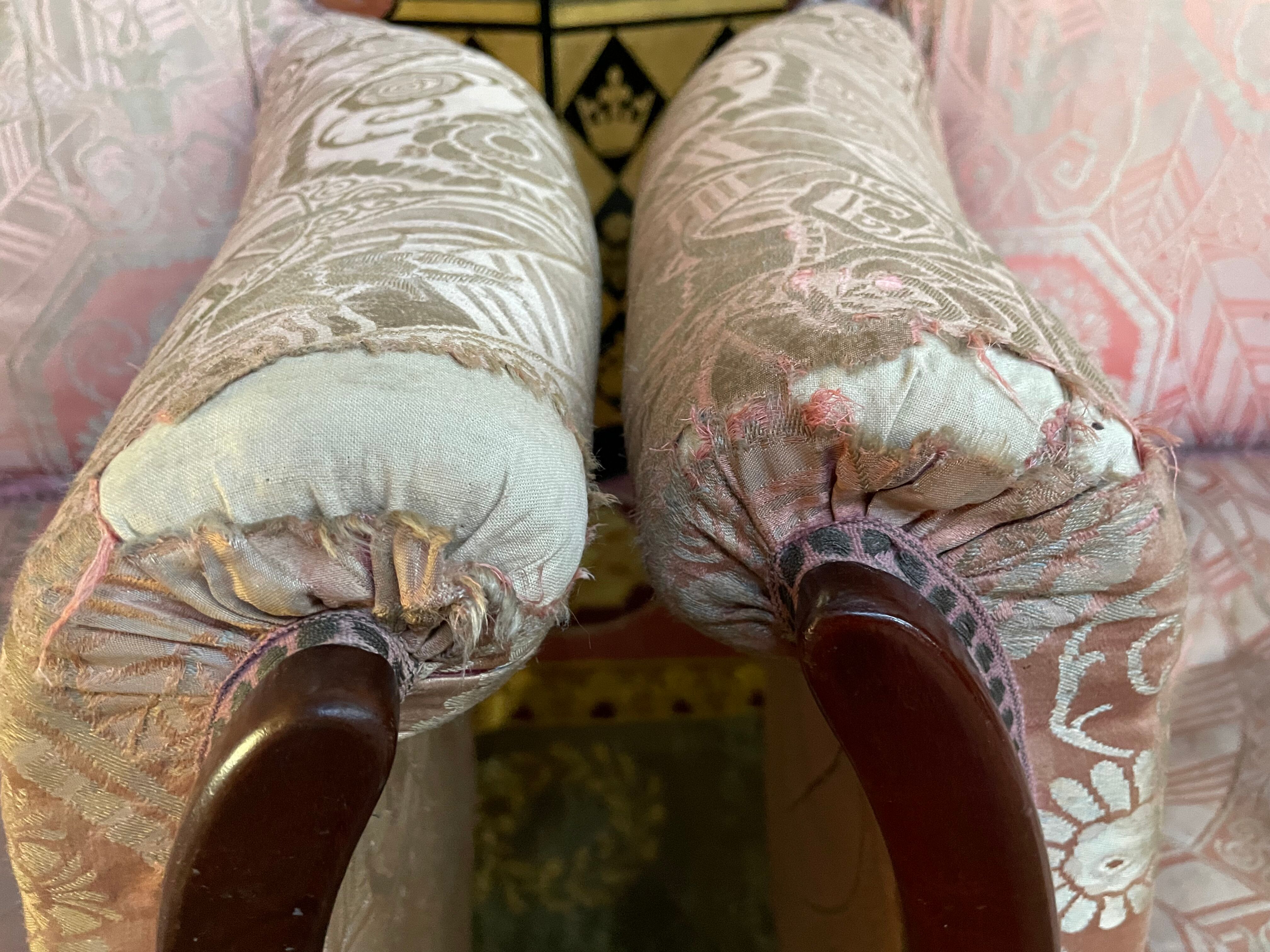 Pair of shepherdess armchairs Art Deco era