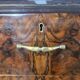 Mid Century 70's Chest of Drawers with Glass Top