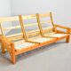 Rainbow Color Yngve Ekstrom Pinewood 3-Seat Dymling Sofa for Swedese 1970s