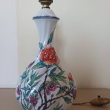 Antique lamp, in Paris porcelain, with Japanese decoration