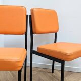 2 vintage leather chairs