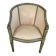 Antique Bergère armchair in Louis XVI style - Beige geometric fabric