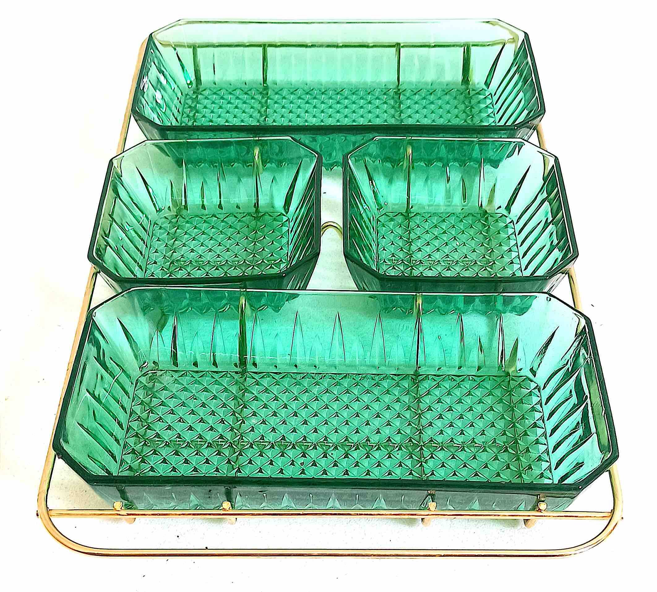 1950s hors d'oeuvre or aperitif server