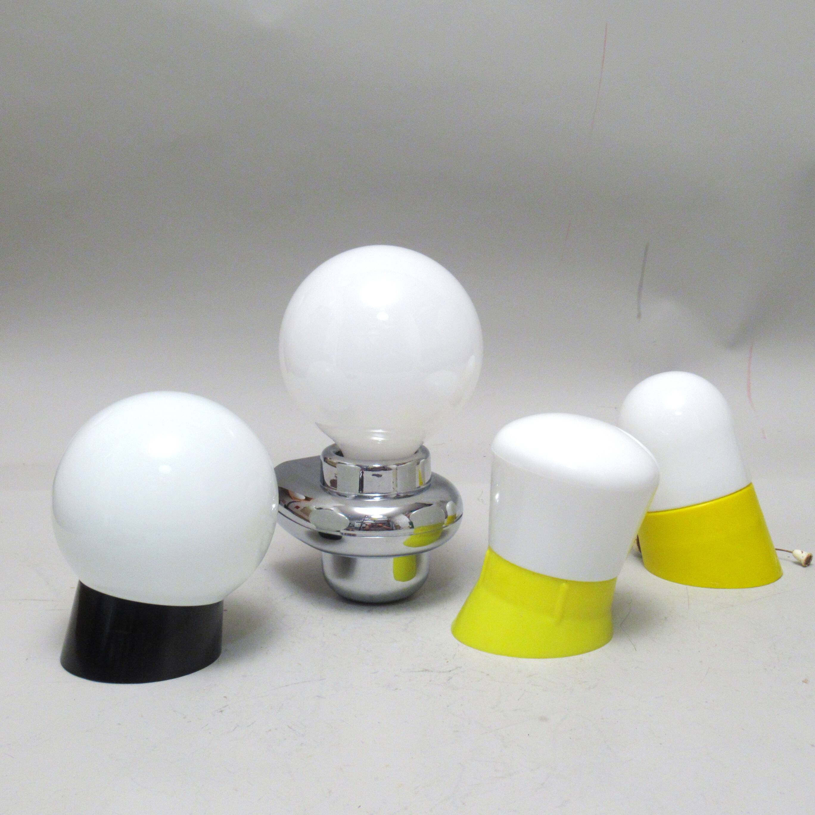 Black wall light Arno 1960