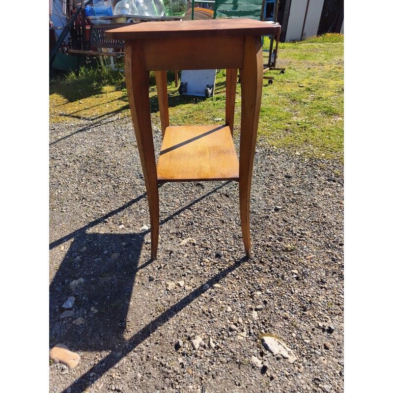 Oak table from the 1930s, 1 drawer.