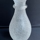 Baccarat, St. Louis - Broc with ice reserve (1) - Art Nouveau - Frosted crystal