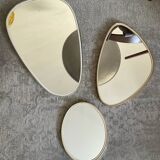 Trio of asymmetrical free-form mirrors from the 60s and 70s