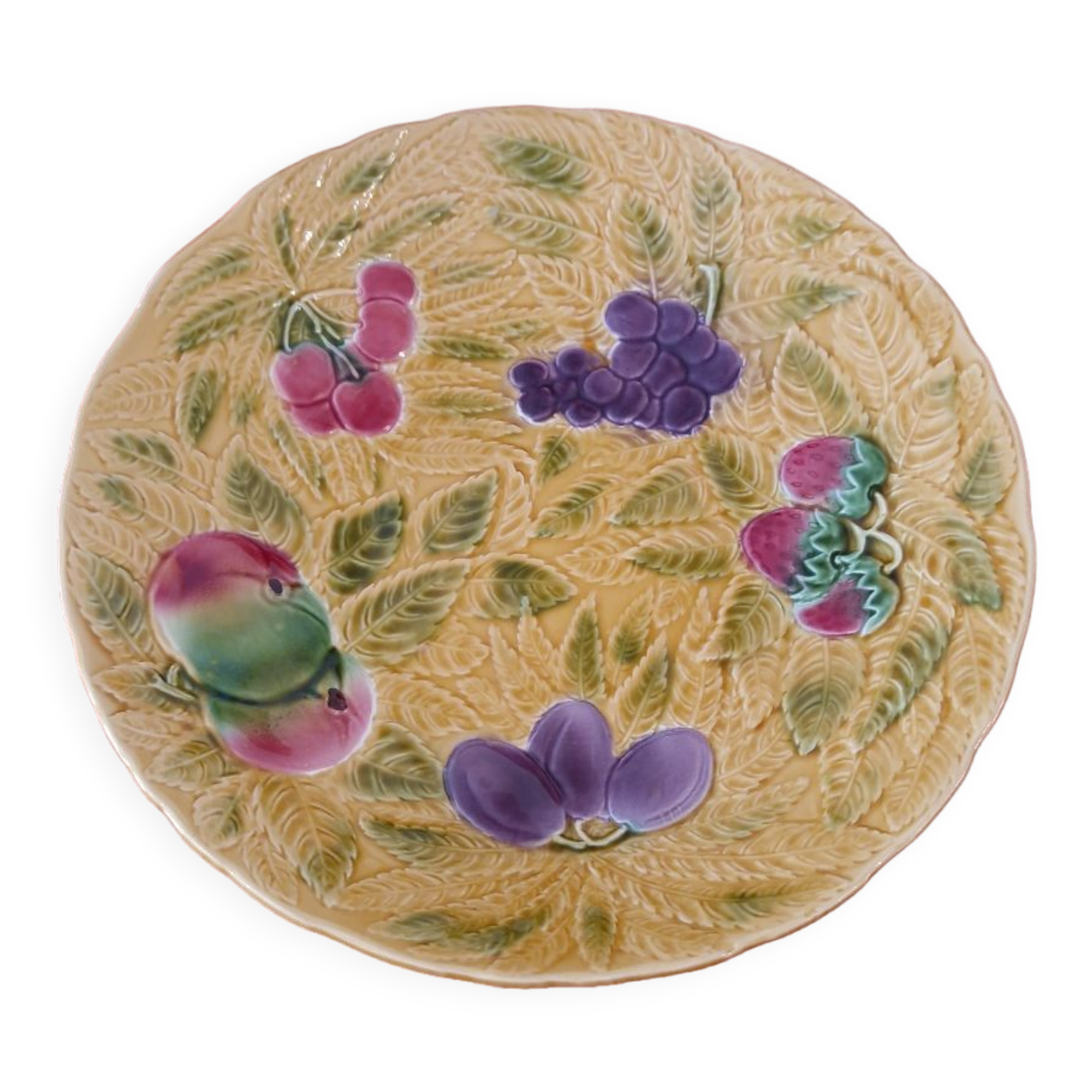 Sarreguemines round slip dish