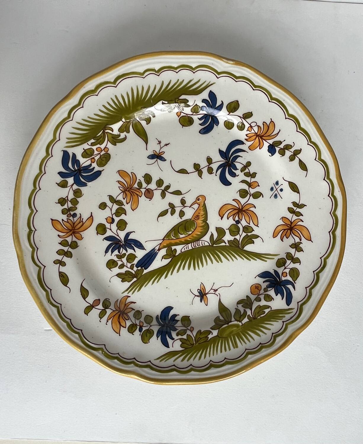 6 assiettes Moustiers