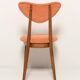 Vintage Heart Chair in Orange Velvet, Europe, 1960s