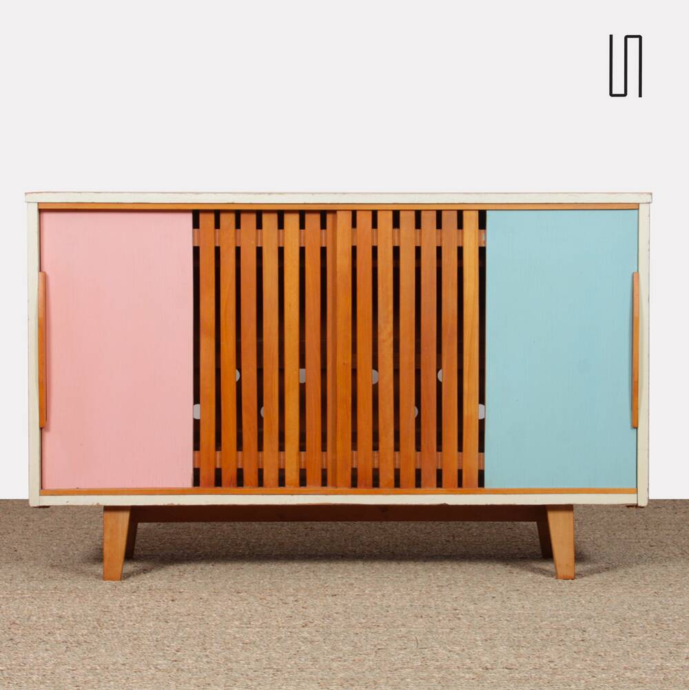 Vintage shoe cabinet for Drevopodnik Brno, 1960