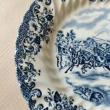 8 Johnson Bros "Coaching Scenes" English dessert plates