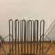 Chrome metal magazine rack 70