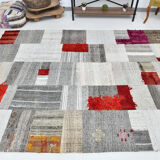 Bohemian vintage kilim rug 212x307cm