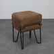 Low stool Bokk in leather by Ka-Lai Chan for Puik Design