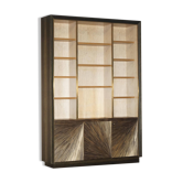 Library in Straw Marquetry Solid Jallu Museum Quality
