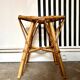 Rattan stool, 1960s-1970s