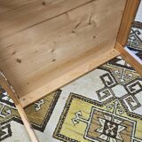 Table basse en pin danois 1970