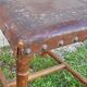 2 seat chairs and leather backrest