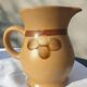 Sandstone pitcher decorated hand Nadège de Sarreguemines 1970