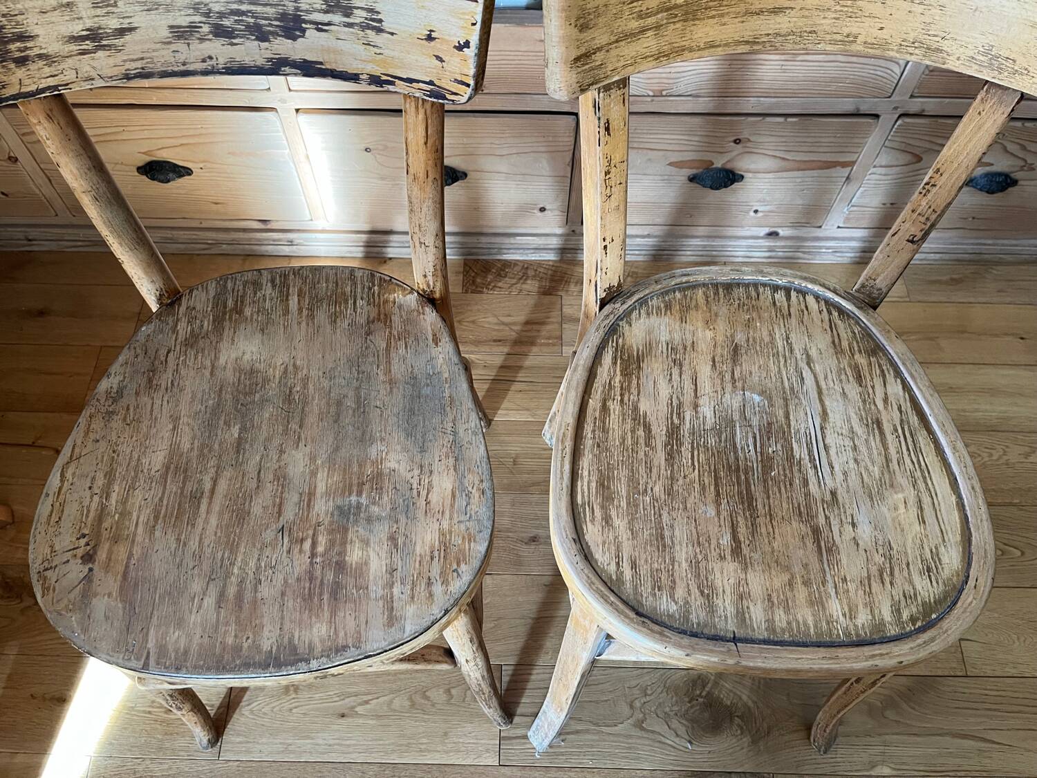 Pair of bistro chairs