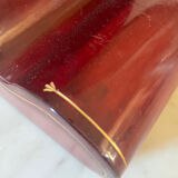 Pair of Italian leather bookends from the 60s