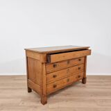 Commode en bois massif du XIXe siècle
