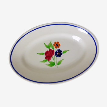 Ravier vintage en porcelaine Badonviller