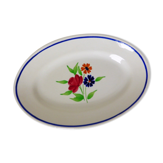 Ravier vintage en porcelaine Badonviller