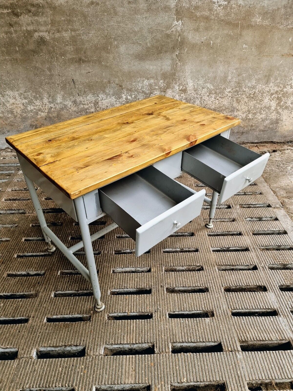 Industrial side table