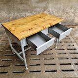 Industrial side table
