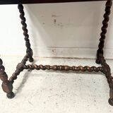 19th-century solid walnut desk.