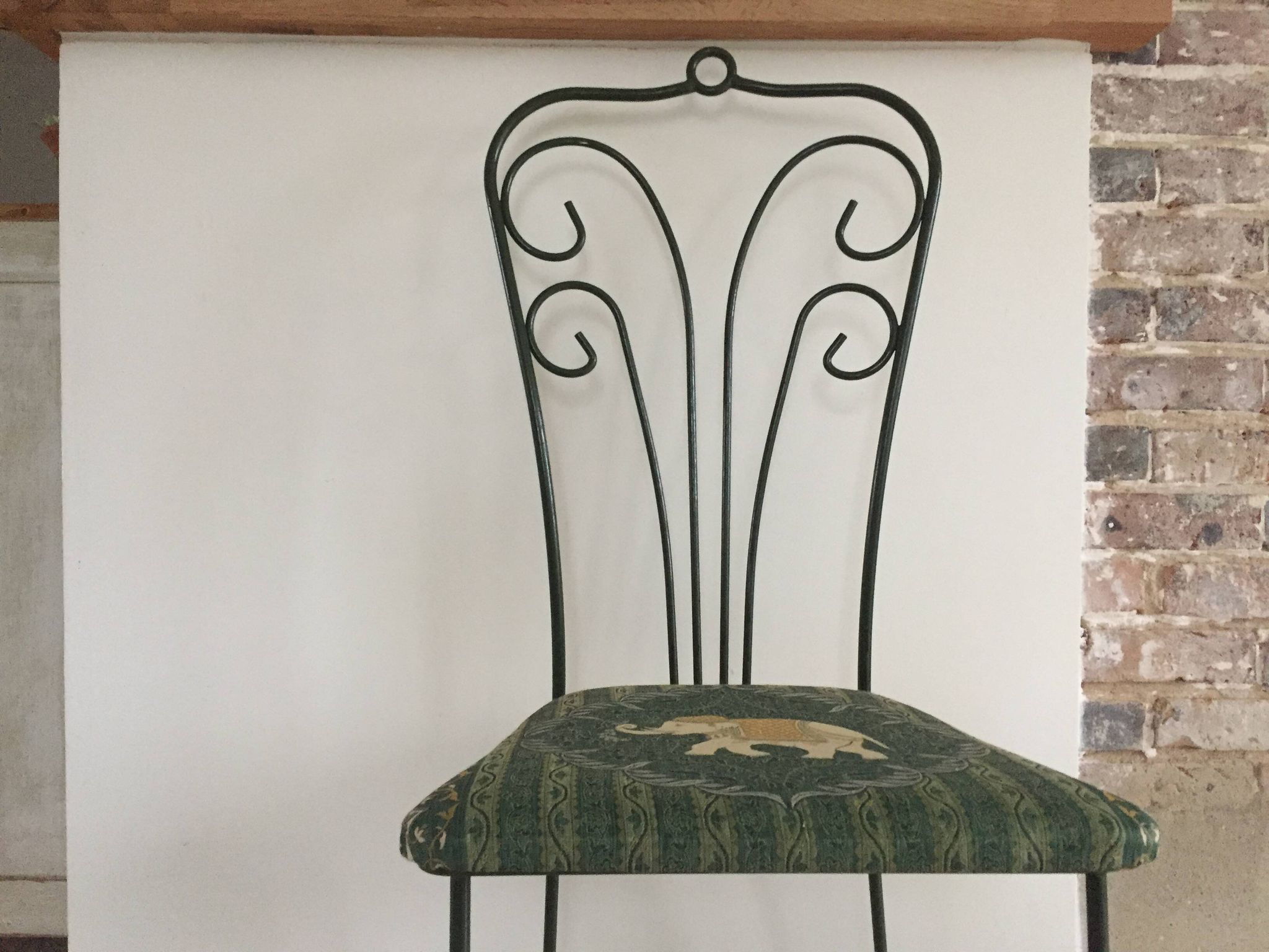 Vintage Wrought Iron Garden Chair