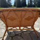 Vintage rattan garden furniture