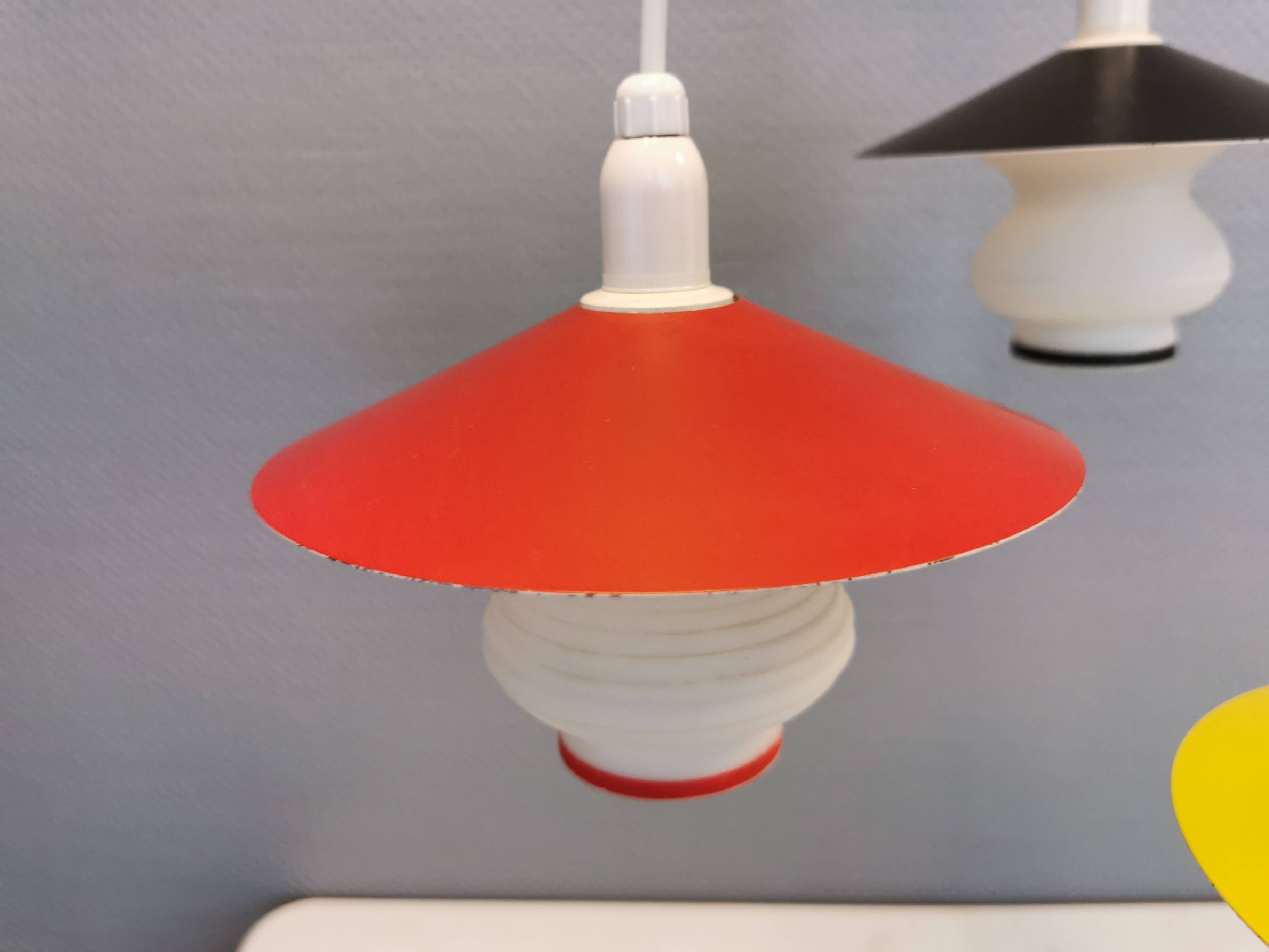 Hanging lamp from the 1950s, several places attributed to Bent Karlby.