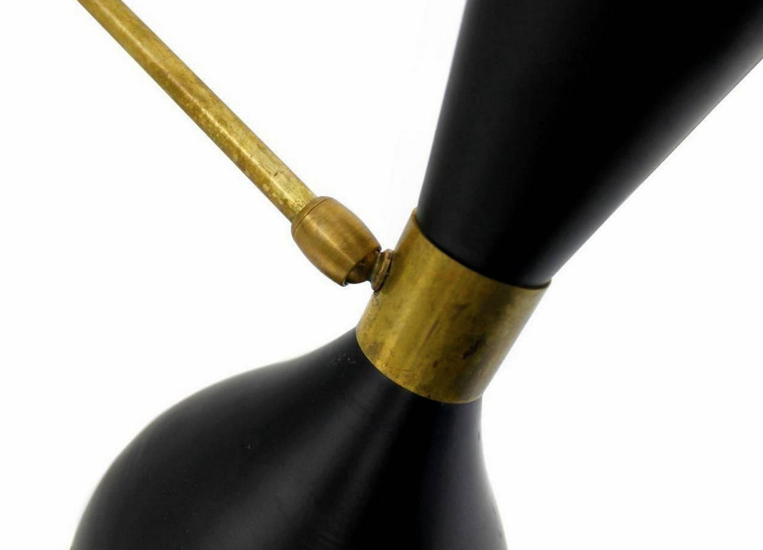 Italian chandelier 3 arms black