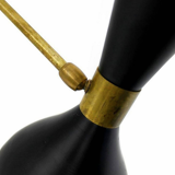 Italian chandelier 3 arms black