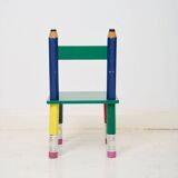 Ensemble portemanteau et chaise Pierre Sala, 1980