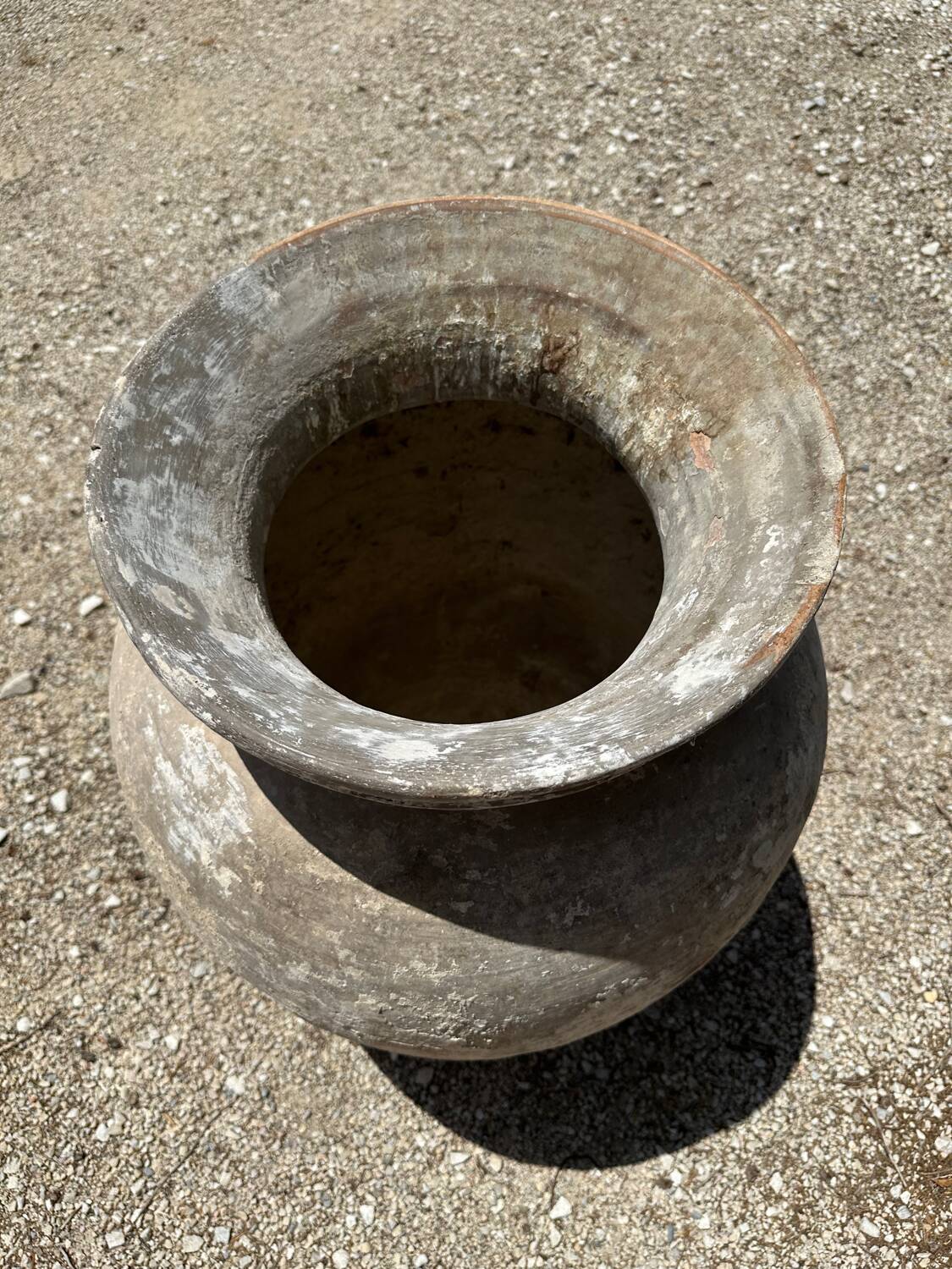 Terracotta pottery jar
