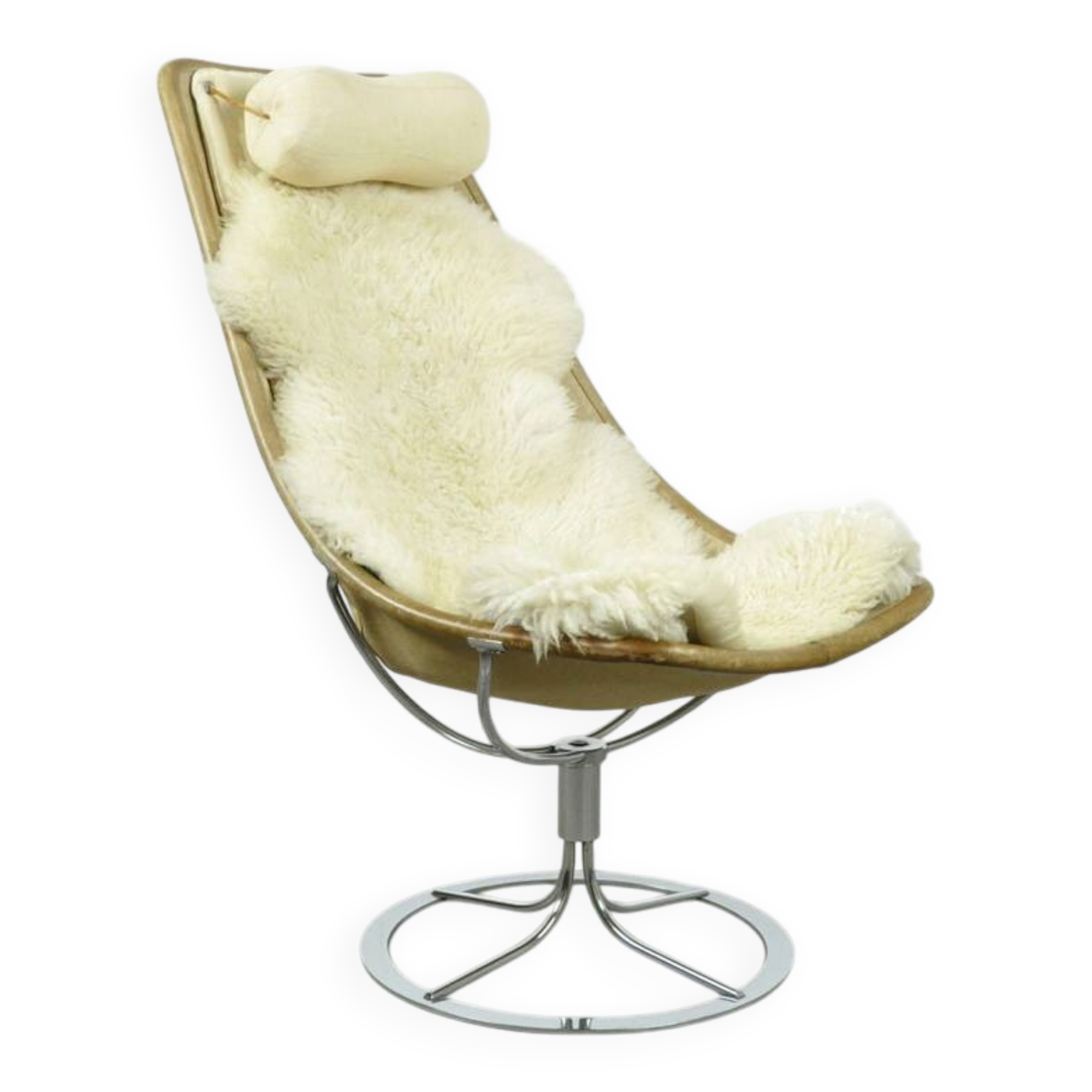 Iconic swivel chair ‘jetson’ by bruno mathsson, sweden 1970s