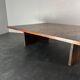 Low Japandi bamboo wabi sabi coffee table by Axel Vervoordt, Belgium 1980s