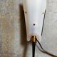 Pair of vintage plexi and bakelite 50s wall lamps